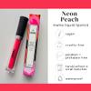 Aromi Matte Liquid Lipstick | Long-lasting, Bright Peachy Coral Lip Color, Vegan, Cruelty-free, Gluten Free Waterproof (Neon Peach) view 3