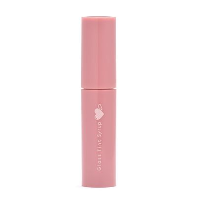 CANMAKE - Glass Tint Syrup - Moisturizing Ultra-Glossy Lip Tint - 0.11oz (3.1g) (02 Iconic Rose)