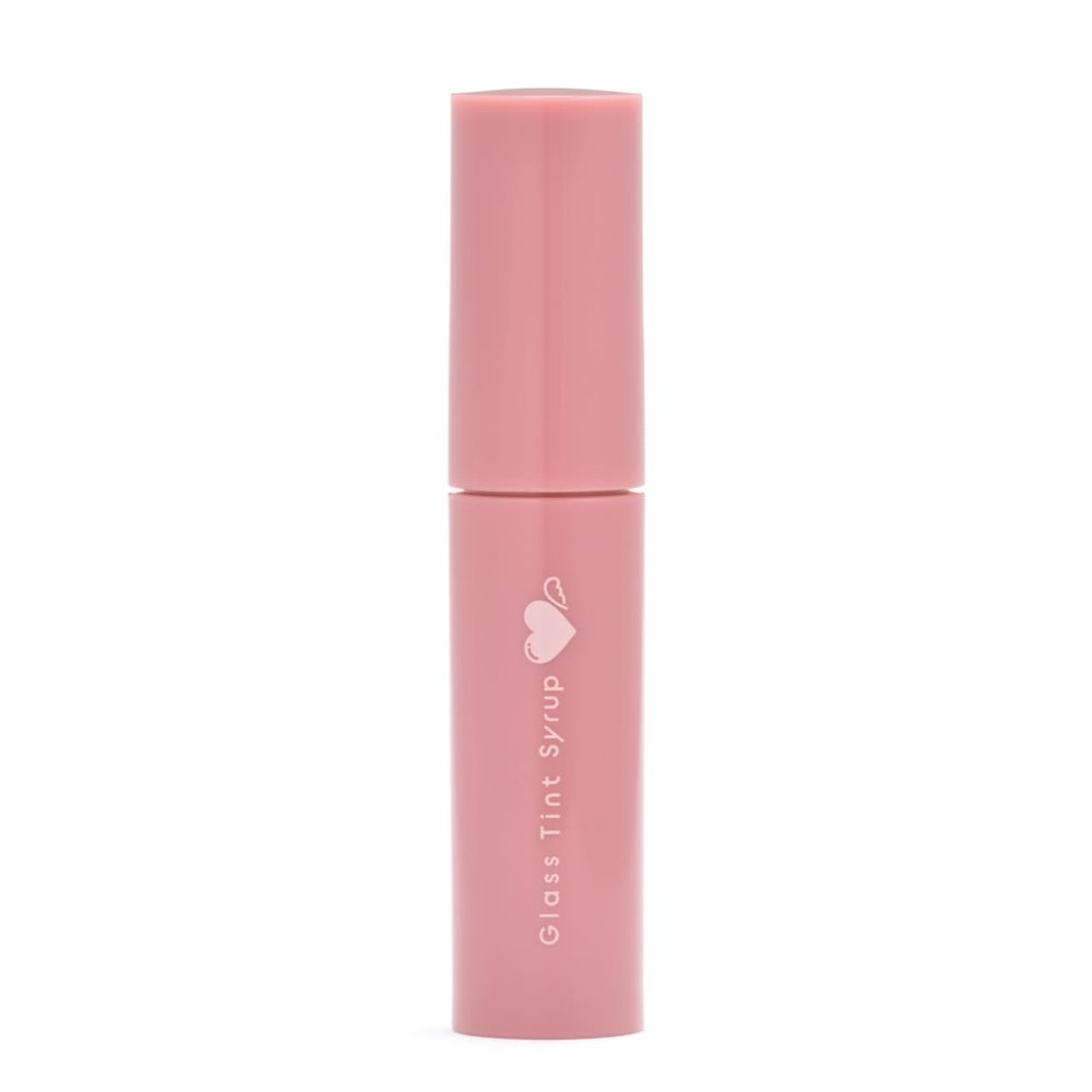 CANMAKE - Glass Tint Syrup - Moisturizing Ultra-Glossy Lip Tint - 0.11oz (3.1g) (02 Iconic Rose)