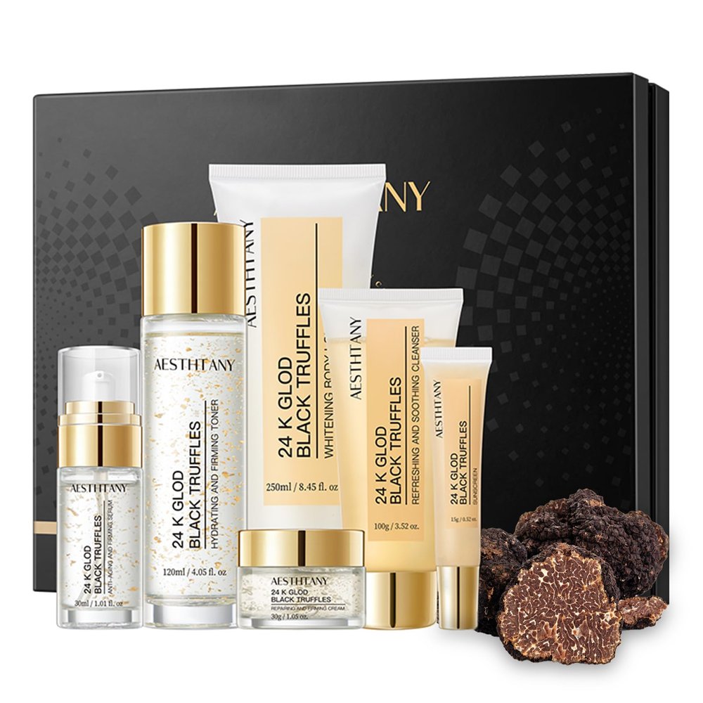 AESTHTANY 6-Step Refresher Course Skincare Set For Dry Combination Skin Types For Women Skin Care Set