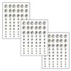 180 Crystal Clear Self Adhesive Face Body Rhinestones Gems Strong Stickers 3 Sizes Stick On Embellishment Jewels Body Face Nails Bling Craft DIY Decorations(4/6/9mm) view 1