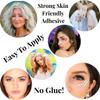180 Crystal Clear Self Adhesive Face Body Rhinestones Gems Strong Stickers 3 Sizes Stick On Embellishment Jewels Body Face Nails Bling Craft DIY Decorations(4/6/9mm) view 3