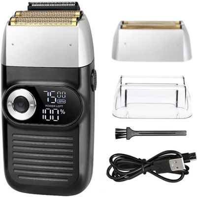 YQYBF Electric Razor for Men, Rechargeable Hair Shaver for Men Electric Shaver Beard Electric Razor Bald Head Fades Shaving Machine Finishing Tools
