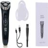 YQYBF Electric Shavers for Men, Waterproof LCD Display Electric Shaver Beard Electric Razor for Men Facial Stubble Shaving Machine Rechargeable view 4