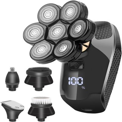 YQYBF Electric Razor for Men, 5 in 1 Shaver for Men Electric Shaver Powerful Bald Head Shaver Beard Shaving Machine for Men Razor Husband Boyfriend