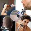 YQYBF Electric Shavers for Men, Mens Electric Razor 2 in 1 Dry Wet Waterproof Face Rotary Shaver Travel USB Rechargeable for Dad Husband Man view 3