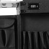DONSU Rolling Makeup Train Case,Muti-layer Floor Standing Rolling Makeup Case,Salon Cart Trolley,Cosmetic Trolley Organizer Travel Case for Makeup Artist Nail Technicians, Hair Stylists Trave (Black) view 4