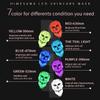 HIME SAMA Led Face Mask, FSA/HSA Eligible, 7 Colors Light Mask for Face, Blue & Red Light Face Mask Anti-aging, Korean Professional Technology Led Light Mask for Face and Neck A-021 view 4