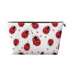 HSYOYO Ladybug Makeup Bag Waterproof Cosmetic Bag Organizer Small Make Up Zipper Pouch Portable Travel Toiletry Bag For Women Girls view 1