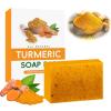 Sheghy Turmeric Soap Bar, Natural Organic Turmeric Face and Body Wash Soap Bar, turmeric Glowing Soap, Gentle Cleanser for Men Women & Teens, Deep Clean, Firm Pores, Even Out Skin Tone (1pc) view 1