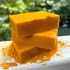 Sheghy Turmeric Soap Bar, Natural Organic Turmeric Face and Body Wash Soap Bar, turmeric Glowing Soap, Gentle Cleanser for Men Women & Teens, Deep Clean, Firm Pores, Even Out Skin Tone (1pc) view 3