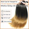 Two Tone Braiding Hair Pre Stretched,26 Inch 8 Pack Prestretched Braiding Hair For Braid Women Hair,Professional Ombre Synthetic Hair For Knotless Crochet Braids,Soft Yaki Straight(26in,8pc,T27) view 2