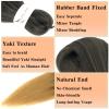 Two Tone Braiding Hair Pre Stretched,26 Inch 8 Pack Prestretched Braiding Hair For Braid Women Hair,Professional Ombre Synthetic Hair For Knotless Crochet Braids,Soft Yaki Straight(26in,8pc,T27) view 3