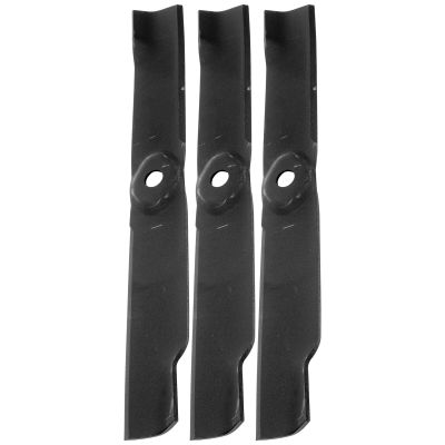 Replacement for fits Exmark 109-6471-S Hi Lift Solid Blade Lazer Z AC XS DS Series 103-9627-S 3 Pack