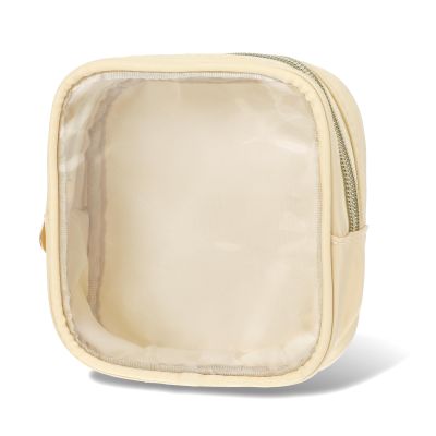 Aeaocvo Small Clear Makeup Bag, Makeup Bag for Purse, Lightweight Clear Toiletry Bag, Cute Makeup Cosmetic Bag, Clear Zipper Pouches, Travel Toiletry Essentials