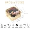 Aeaocvo Small Clear Makeup Bag, Makeup Bag for Purse, Lightweight Clear Toiletry Bag, Cute Makeup Cosmetic Bag, Clear Zipper Pouches, Travel Toiletry Essentials view 2