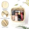 Aeaocvo Small Clear Makeup Bag, Makeup Bag for Purse, Lightweight Clear Toiletry Bag, Cute Makeup Cosmetic Bag, Clear Zipper Pouches, Travel Toiletry Essentials view 3