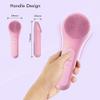 NinthAvenue Basics waterproof electric sonic facial cleansing brush with deep clean technology, Pink view 4