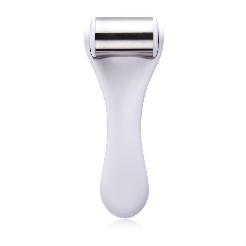 Generic stainless steel cooling face roller, White