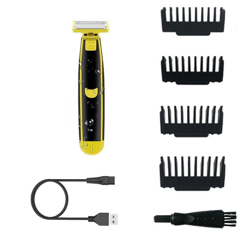 ASKJDT Multifunctional Electric Wet Dry ShaverUpgraded Razor for Men Face,Full Body Washed Rechargeable Grooming with Precision Combs Trimmer,Waterproof Men'S Rotary Facial Shaver Cleaner (1PCS)