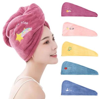 1 Pack Thicken Microfiber Hair Towel Wrap for Women,Ultra Absorbent, Reduce Heat Damage,Coral Velvet Anti Frizz Quick Drying Hair Turban for All Hair Style, Absorbent and Lightweight