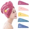 1 Pack Thicken Microfiber Hair Towel Wrap for Women,Ultra Absorbent, Reduce Heat Damage,Coral Velvet Anti Frizz Quick Drying Hair Turban for All Hair Style, Absorbent and Lightweight view 1