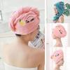 1 Pack Thicken Microfiber Hair Towel Wrap for Women,Ultra Absorbent, Reduce Heat Damage,Coral Velvet Anti Frizz Quick Drying Hair Turban for All Hair Style, Absorbent and Lightweight view 4