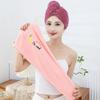 1 Pack Thicken Microfiber Hair Towel Wrap for Women,Ultra Absorbent, Reduce Heat Damage,Coral Velvet Anti Frizz Quick Drying Hair Turban for All Hair Style, Absorbent and Lightweight view 3