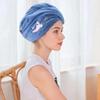 1 Pack Thicken Microfiber Hair Towel Wrap for Women,Ultra Absorbent, Reduce Heat Damage,Coral Velvet Anti Frizz Quick Drying Hair Turban for All Hair Style, Absorbent and Lightweight view 3