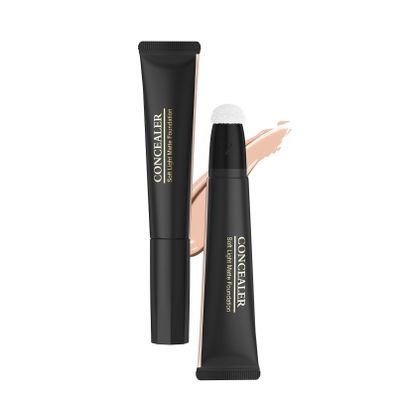 Contour Beauty WandLiquid Face Concealer Contour Stick with Cushion Applicator - Long Lasting Lightweight Formula for Flawless Contouring, Highlighting, and Blushing (02#)