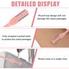 PEUTIER 3pcs 2 in 1 Nose Hair Trimmer, 360 Rotating Nasal Hair Cutter Clipper Double Sided Nose Hair Cleaner Portable Manual Nostril Hair Removal Tool with Ear Picker for Men Women (Pink) view 3