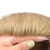 Hair Wonders Swiss Lace Toupee For Men Hair Pieces Real Human Hair Mens Toupee Hair Replacement System For Men Hair System Natural Hairline 7x9 90% light density22R# view 3