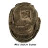 Hair Wonders Swiss Lace Toupee For Men Hair Pieces Real Human Hair Mens Toupee Hair Replacement System For Men Hair System Natural Hairline 8x10-90% light density18# MEDIUM BLONDE view 2