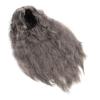 HURRISE Long Curly Wig, Adjustable Silver Gray, Heat Synthetic Hair for Women, for Cosplay, Parties, Christmas view 1