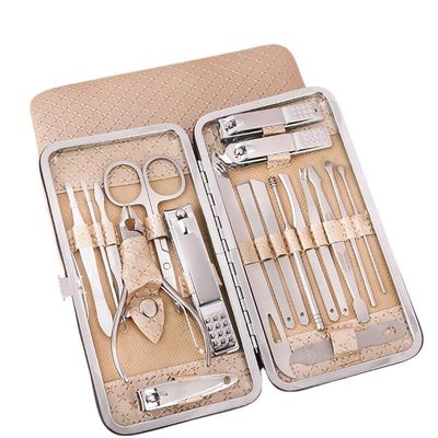 URGDWEKJY Nail Clipper Set 19-piece Multifunctional Home Nail Scissors Set Home Manicure Tools Suitable for Travel and Beauty Portable Travel Beauty Kit Nail Trimming Kit(03)