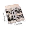 URGDWEKJY Nail Clipper Set 19-piece Multifunctional Home Nail Scissors Set Home Manicure Tools Suitable for Travel and Beauty Portable Travel Beauty Kit Nail Trimming Kit(03) view 2