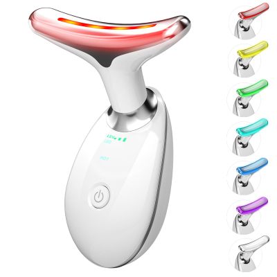 7 in 1 Face Massager Tool, Red Light Therapy for Face and Neck, Red Light Therapy Wand, Face Neck Sculpting Tool for Skin Care