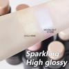 2 Colors Highlighter Stick, Face Highlighter Palette, High Glossy Face Illuminator Palette, Narutal Glow Finish,Face Shaping & Contouring Stick, Lasting Sparkling Highlighter Makeup view 4