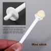Beuiouer 60Pcs Nose Wax Stick Applicator Spatulas Plastic Nose Waxing Strips Nose Clean Eyebrows Nose Hair Removal view 4