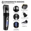 Hair Clippers for Men, Hair Clipper Set Multifunction Haircut for Men Stainless Steel Blade Hair Trimmer Nose Hair Trimmer Beard Trim view 2