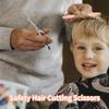 CIICII Kids Hair Cutting Scissors Shears Kit, Safety Round Tip Barber Haircut Scissors Set (Hair Trimming Hairdressing Haircutting Thinning Shears) for Baby Toddler Children, Hairdresser Home Salon view 4