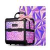 BYOOTIQUE Mermaid Makeup Train Case with Mirror 2-Tier Trays Cosmetic Organizer Lockable Jewelry Box for Nail Bar Beautician Salon Barber Hairstylist,Mermaid Pink view 1