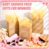 CraftyDream 6 Sets Baby Shower Prizes for Game Winners Thank You Gift Bags with Tissue Paper Sunglasses Square Hair Clip Hair Scrunchies Headband Bath Sponges for Baby Shower Bridal Shower Game Gifts view 2