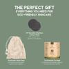Greenzla Reusable Makeup Remover Pads - 20 Pack Organic Dark Charcoal Bamboo Cotton Pads with Mesh Laundry Bag, Cotton Travel Pouch, & Cotton Rounds Holder, Sustainable Face Wipes for All Skin Types view 2