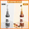 100 Pack Coffee Syrup Pump Tip Covers Black Rubber Pourer Cap Syrup Cap for Syrup Pump Keep Syrup Sugar Condiments Olive Clean Preserved, Fit Pour Dispenser, Oil Liquor Bottle, Long Lotion Pumps view 4