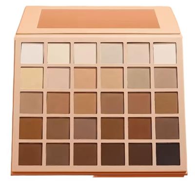 30-Color Neutral Matte Eyeshadow Palette Highly Pigmented Blendable Nudes for Natural & Smokey Eye Looks Long-Lasting Matte Finish, Professional Makeup Palette