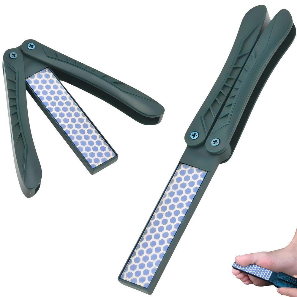 KINTEGOOD Foldable Nano Glass Foot File Callus Remover, Dual Sided Foot Scraper Hard Skin Remover, Portable Foot Scrubber for Wet/Dry Use