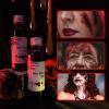 OLO guai,NEW-Halloween high-quality zombie prank costume, makeup props, fake blood2PCS fake bloodbright and dark and blood ointment suit gift of makeup sponge and nozzle view 2