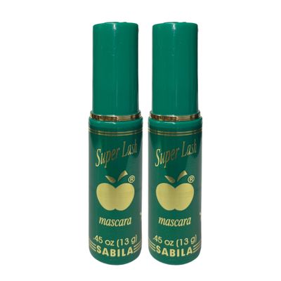 2 Pack Super Lash Black Mascara with Sabila