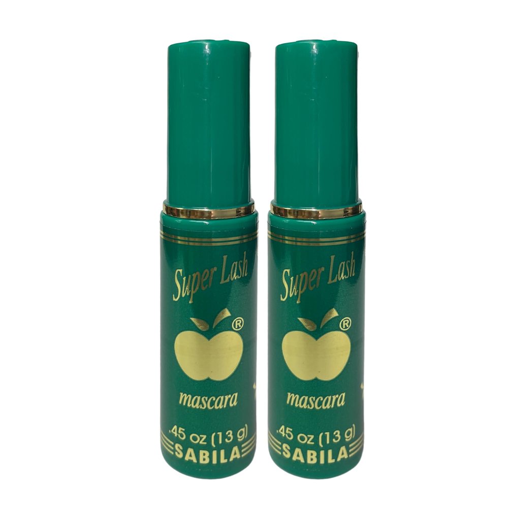 2 Pack Super Lash Black Mascara with Sabila